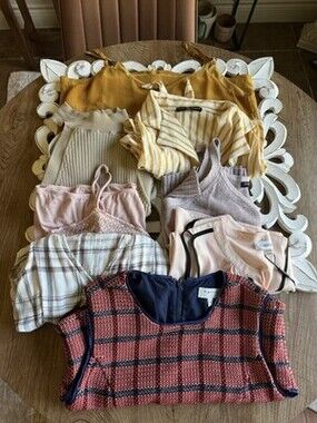 Women's Tank Top Shirt Bundle Size M Lot Set Of 8  Various Brands, Madewell Etc